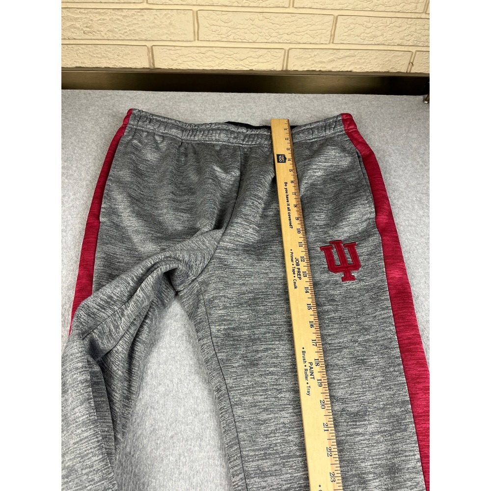 Indiana University IU Hoosiers Sweatpants Mens XL Gray Colosseum Joggers Stripe - Picture 6 of 8